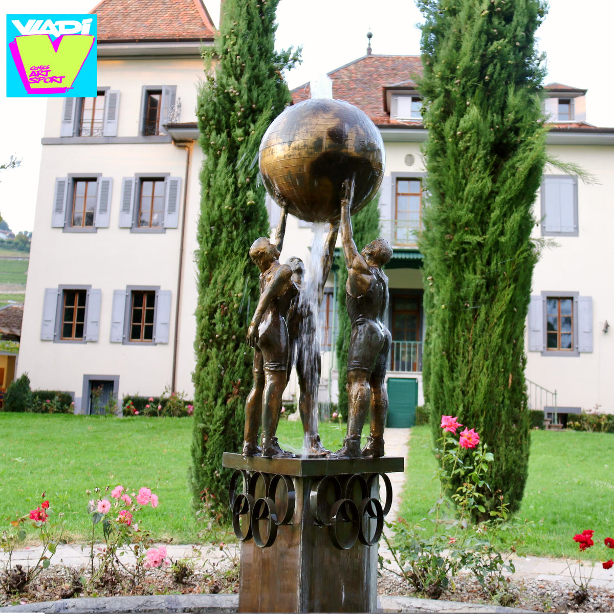 Art VLADI Bronze Olympic Fountain – United World Wrestling